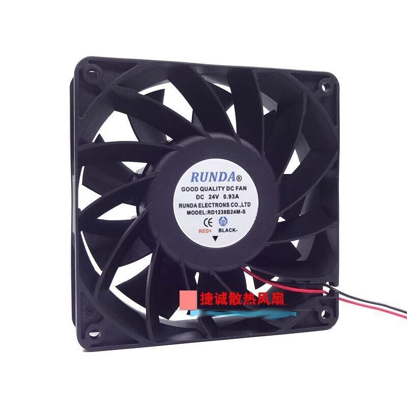 RUNDA RD1238B24M-S 24V 0.93A 12038 12CM High airflow inverter fan