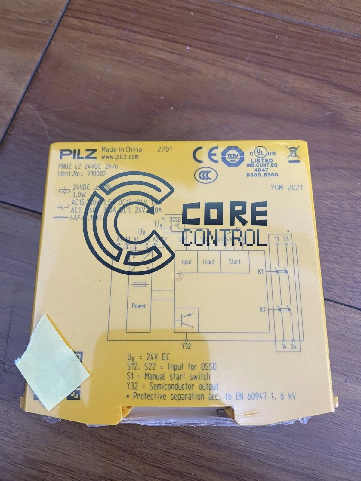 1pc For Pilz PNOZ c2 24VDC 2n/o 710002 Safety Relay Module