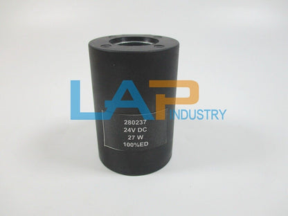 Solenoid Valve Coil 280237 - 24VDC 27W for Efficient Performance - MANUFACTURER