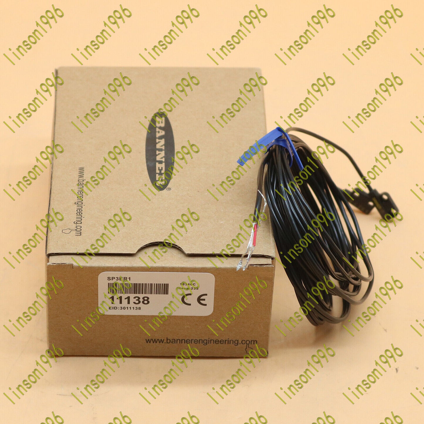 BANNER SP3ER1 Photoelectric Switch in Box - BANNER