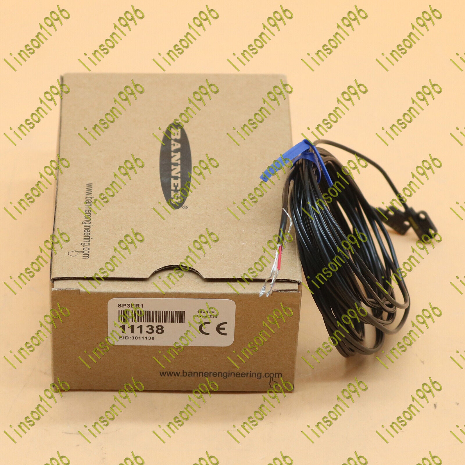 BANNER SP3ER1 Photoelectric Switch in Box - BANNER