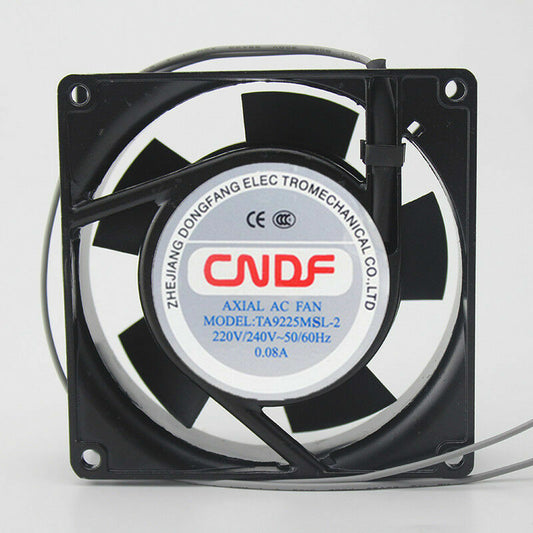 CNDF TA9225MSL-2 220V/240V 0.08A 92*92*25MM Industrial Axial Cooling Fan