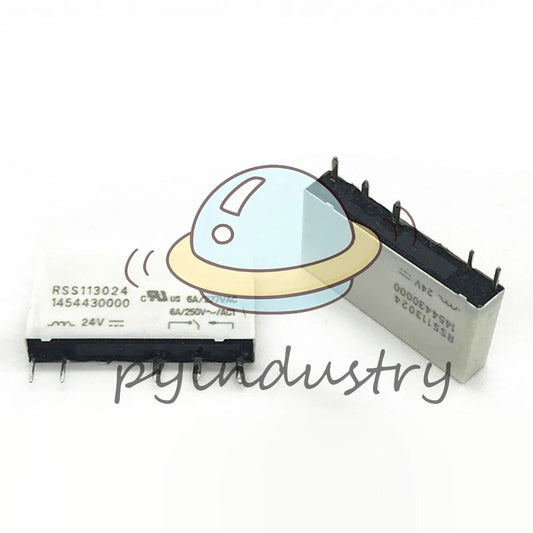 10PC Power Relay 24VDC 277VAC 6A 5-Pins for Weidmuller RSS113024 4060120000