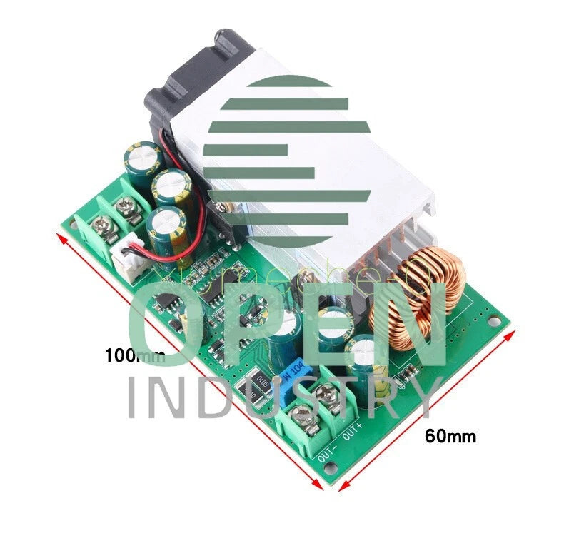 1X DC-DC Adjustable Step-down Buck Converter Module 12-75V to 5V24V48V 25A 600W