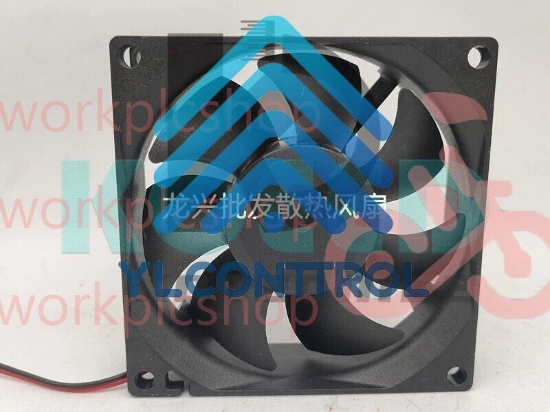 1 PCS POWER LOGIC Fan PL80S12H DC12V 8025 8CM 2 wire cooling fan