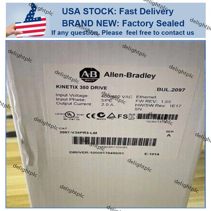 2097-V34PR5-LM AB Kinetix 350 2.0kW Servo Drive New - ABB
