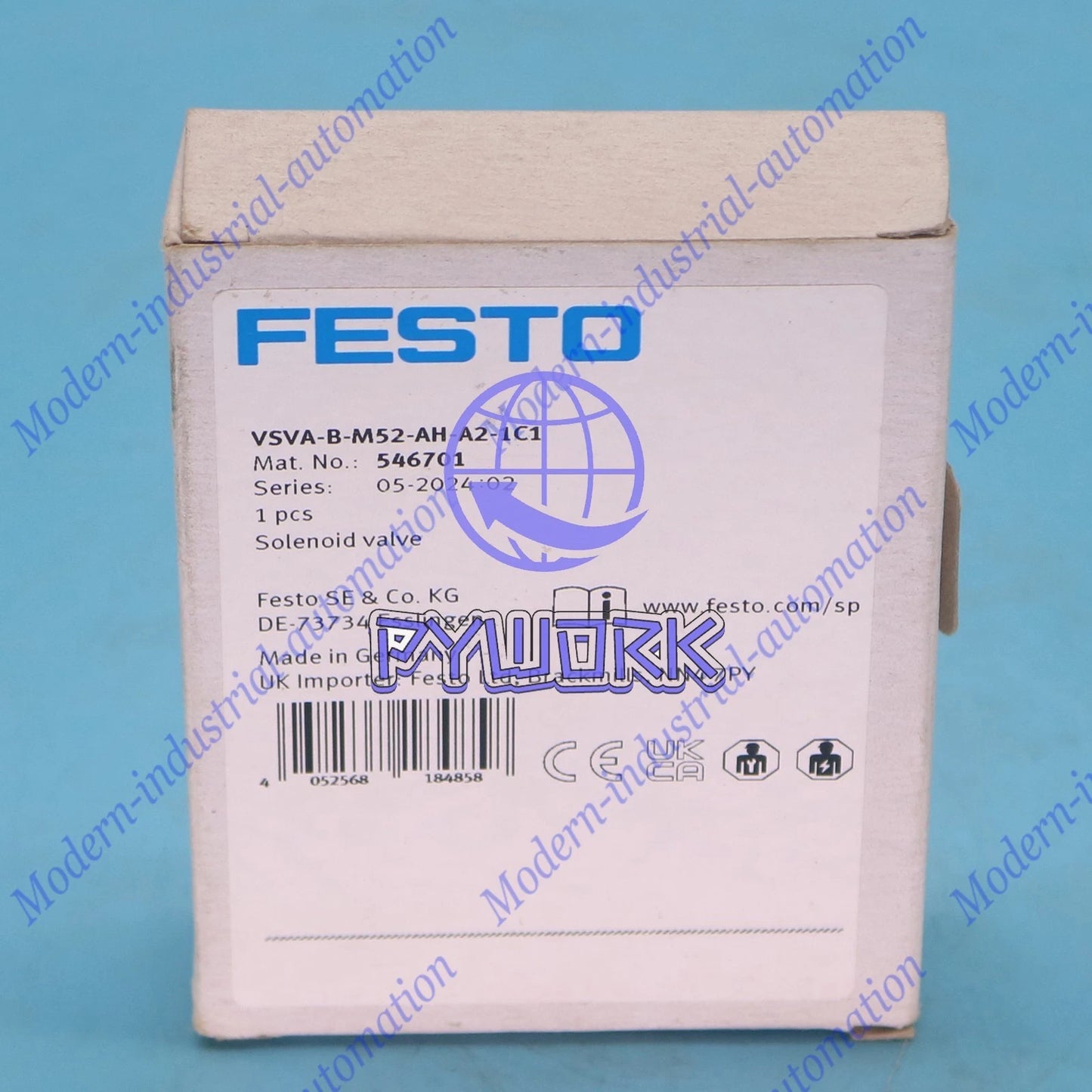 one FESTO VSVA-B-M52-AH-A2-1C1 546701 Solenoid Valve fast Ship #YP1