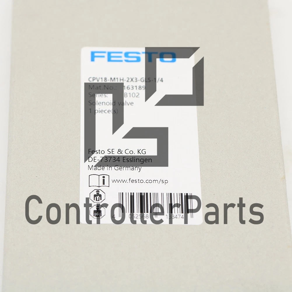 1PCS FESTO Solenoid Valve CPV18-M1H-2X3-GLS-1/4 163189
