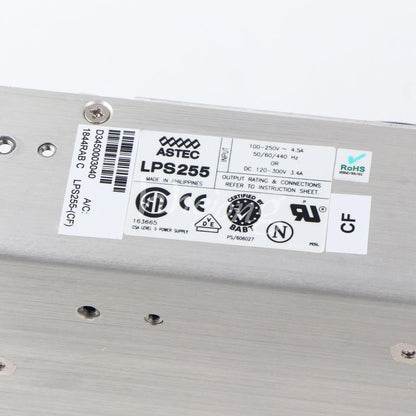 ASTEC LPS255 Power Supply - 255W 180V 50Hz 80+ Gold certified - ASTEC