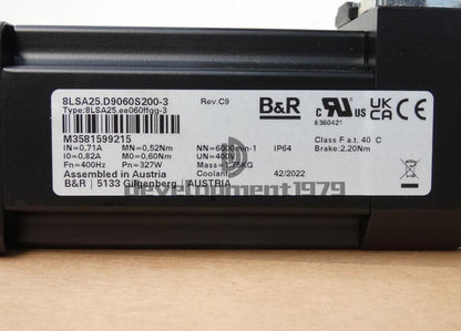 new 1PC B&R 8LSA25.D9060S200-3 servo motor - B&R