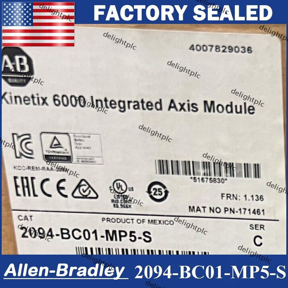 2094-BC01-MP5-S Allen Bradley Kinetix 6000 Integrated Axis Module 2094BC01MP5S/C - KOEED