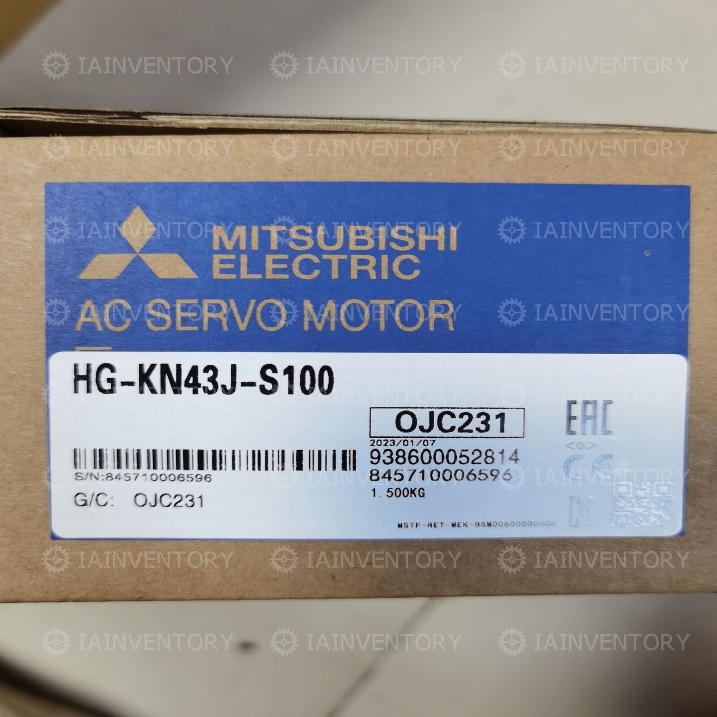1PC Mitsubishi Servo Motor HG-KN43J-S100 Next Day Air Available - MITSUBISHI