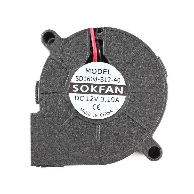 SOKFAN SD1608-B12-40 12V 0.19A  2-wire blower ball cooling fan