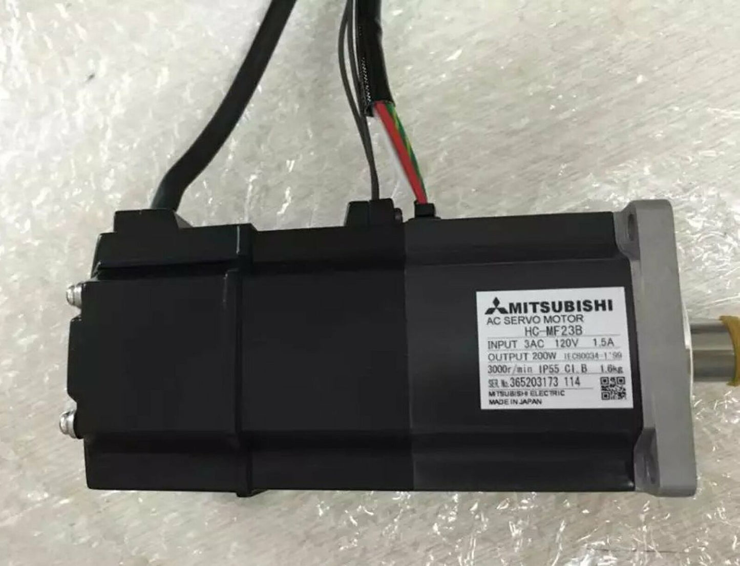 Mitsubishi Servo Motor HC-MF23B – Tested & Working - MITSUBISHI