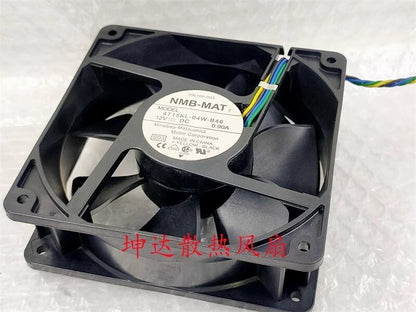 NMB 4715KL-04W-B46 12038 DC12V 0.90A 12CM 4-Wire PWM High Airflow Cooling Fan