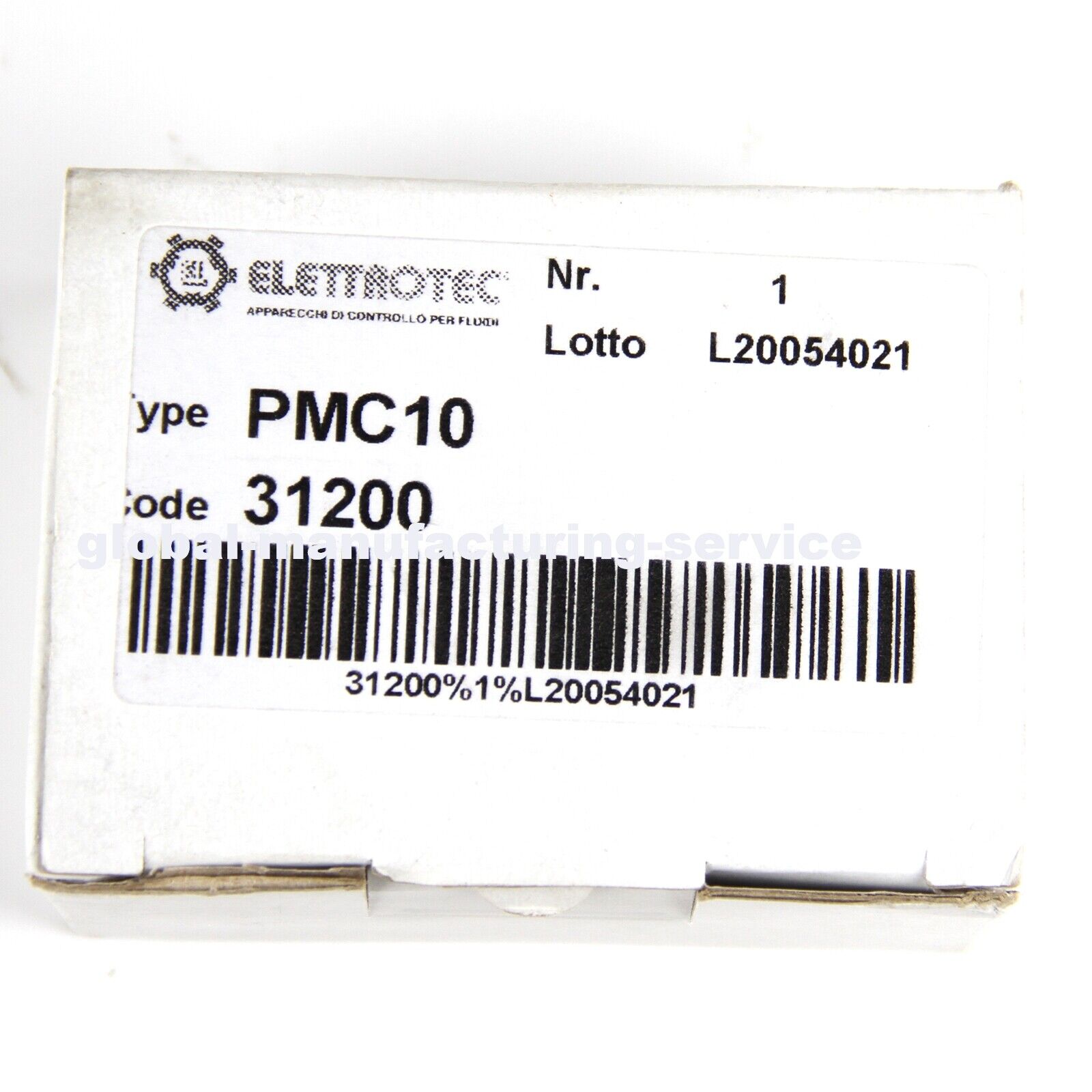 ELETTROTEC PMC10 Pressure Switch 250V AC - ELETTROTEC