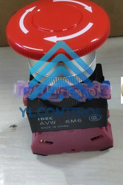 1PCS IDEC IDEC 22mm emergency stop button AVW411R