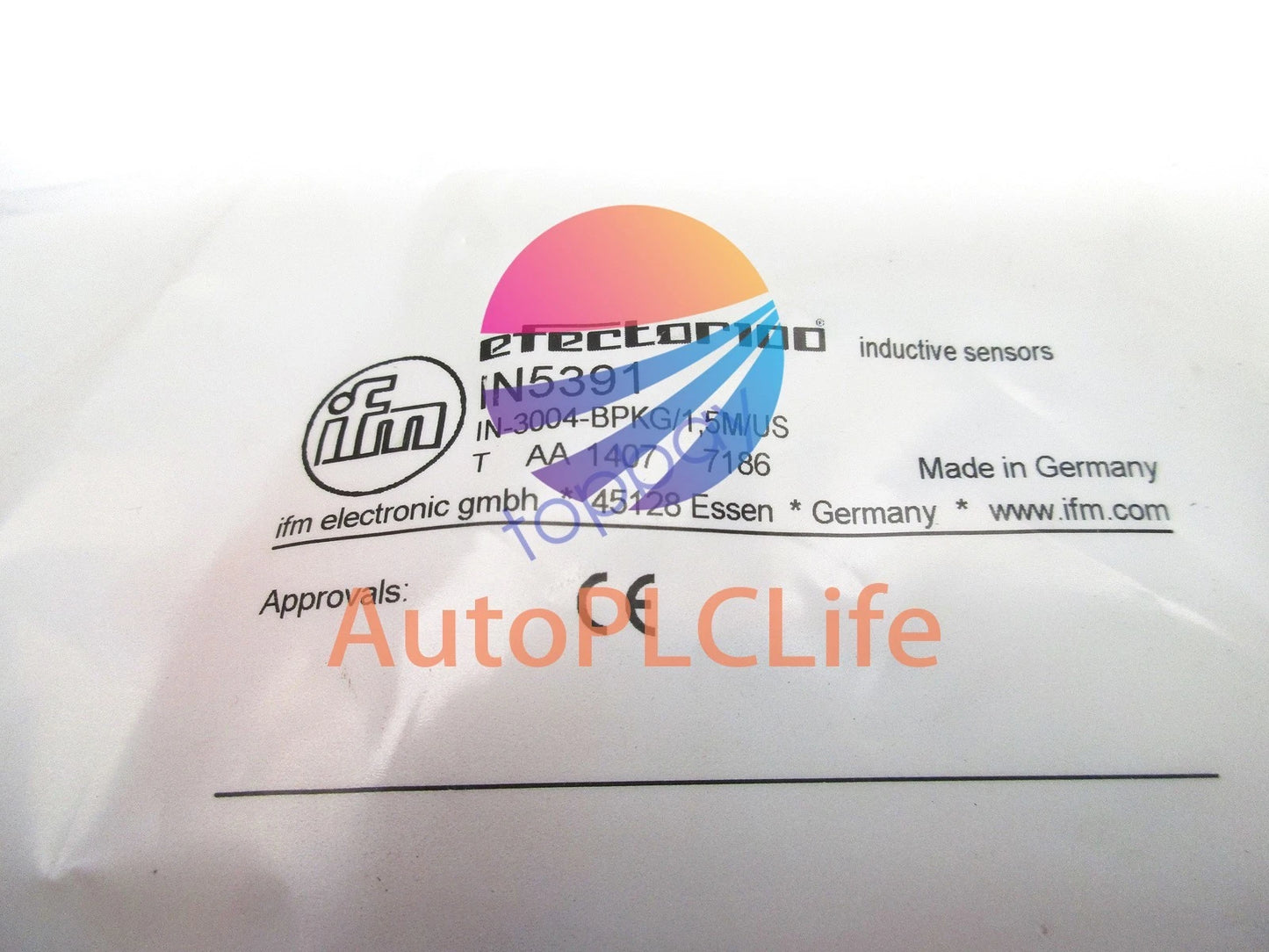 IFM EFECTOR IN5391 NSMP