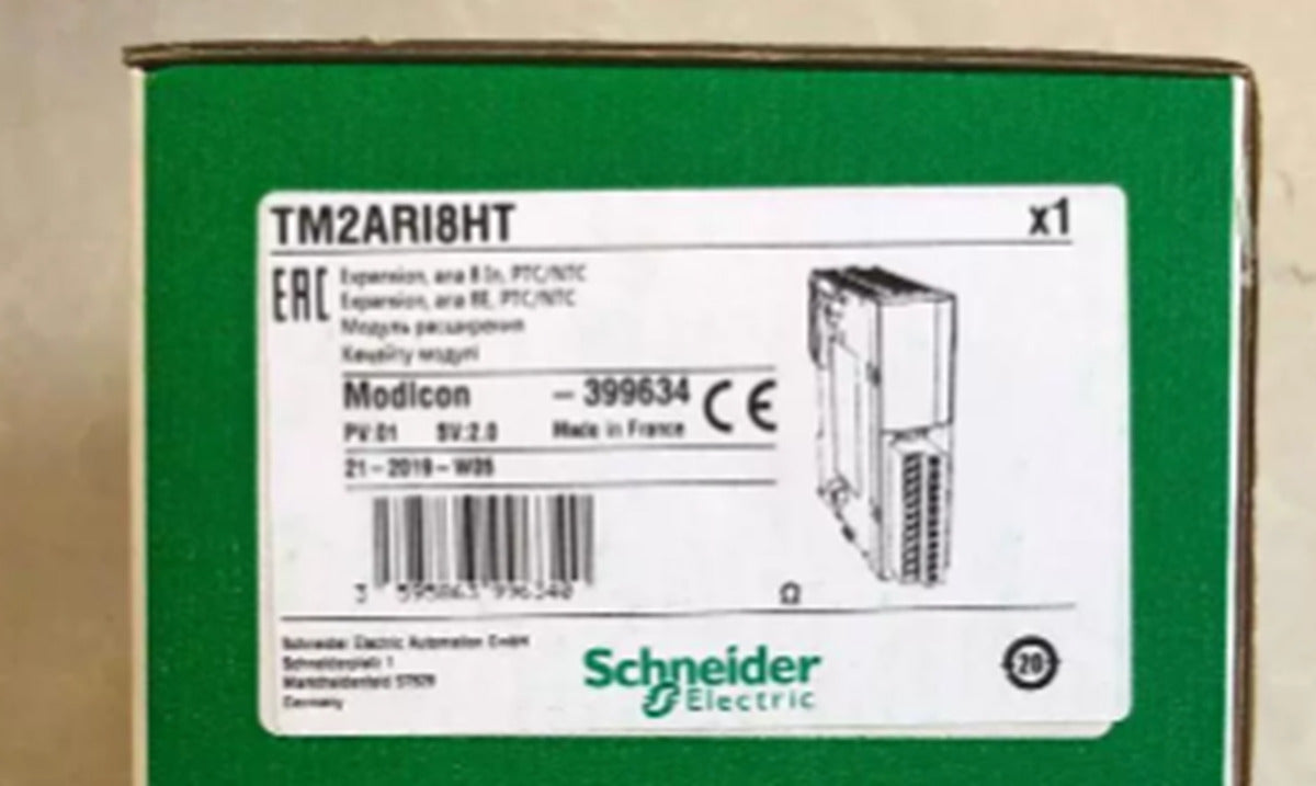 NEW SCHNEIDER TM2ARI8HT PLC Analog Expansion Module - Module - Analog - Expansion Module for PLC - Model: TM2ARI8HT - Size: 2U - Weight: N/A - Voltage: 24VDC - Compatible with SCHNEIDER TM2A Series - SCHNEIDER