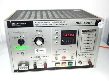 used SCHAFFNER NSG 500A Interference Generator for Automotive Electronics (TESEQ) - SCHAFFNER