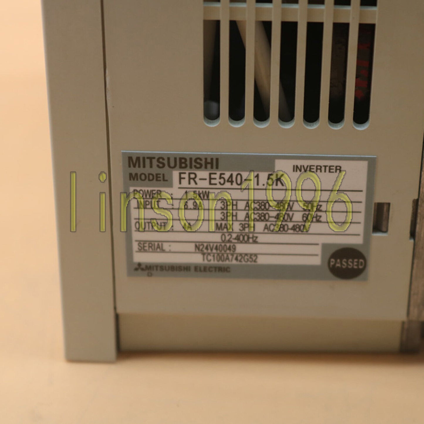 used Mitsubishi inverter FR-E540-1.5K Tested In Good Condition - MITSUBISHI