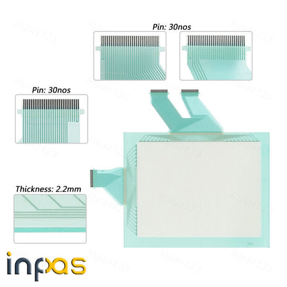 NT631C-ST153B-V3 Touchscreen Panel Glass with Overlay Film - KOEED