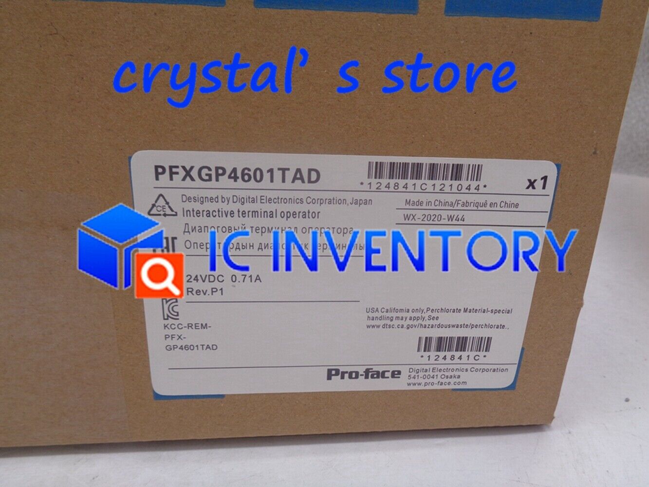 new in box Pro-face GP-4601T PFXGP4601TAD Proface HMI touch screen panel - PROFACE