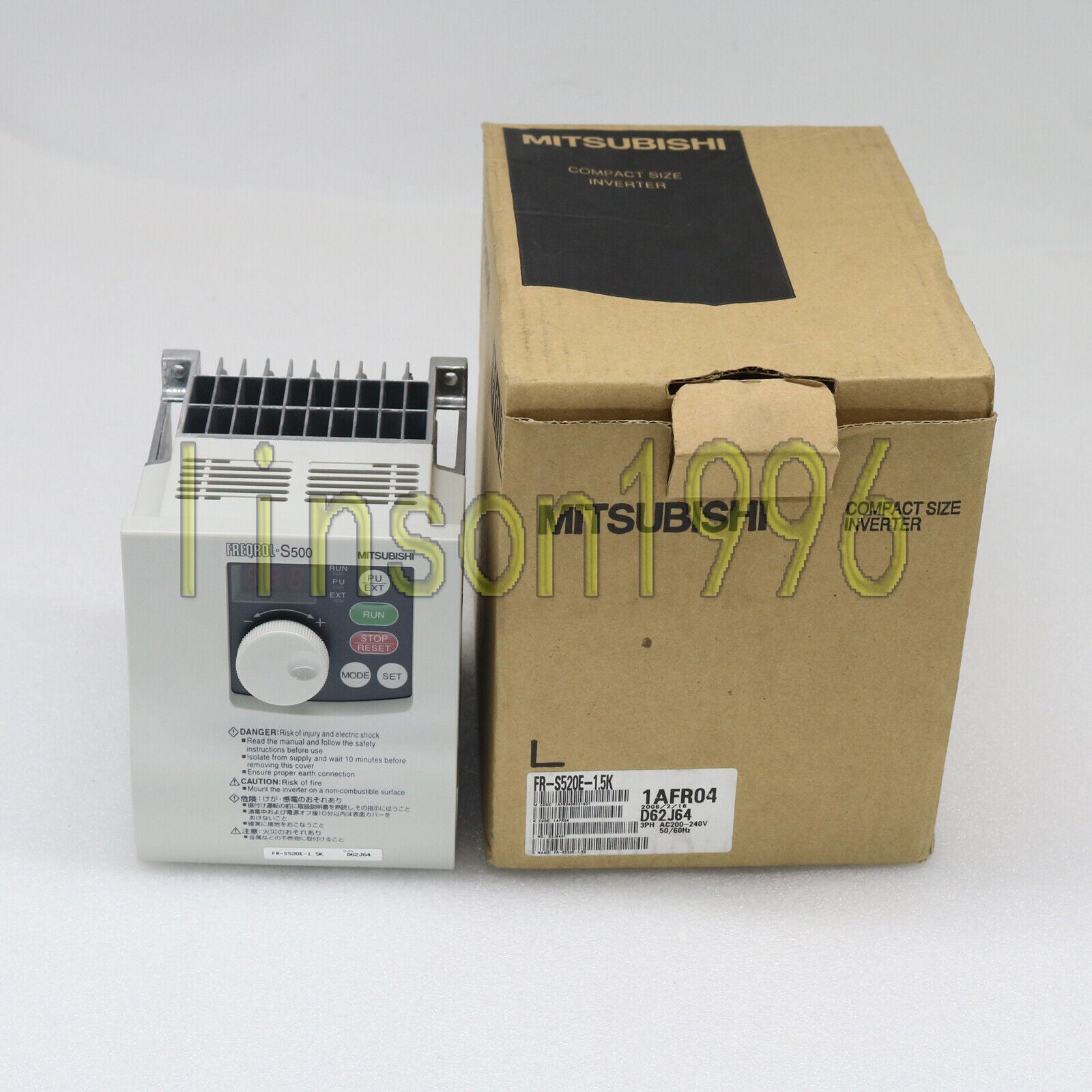 New ONE Mitsubishi inverter FR-S520E-1.5K FRS520E1.5K One Year - MITSUBISHI ELECTRIC