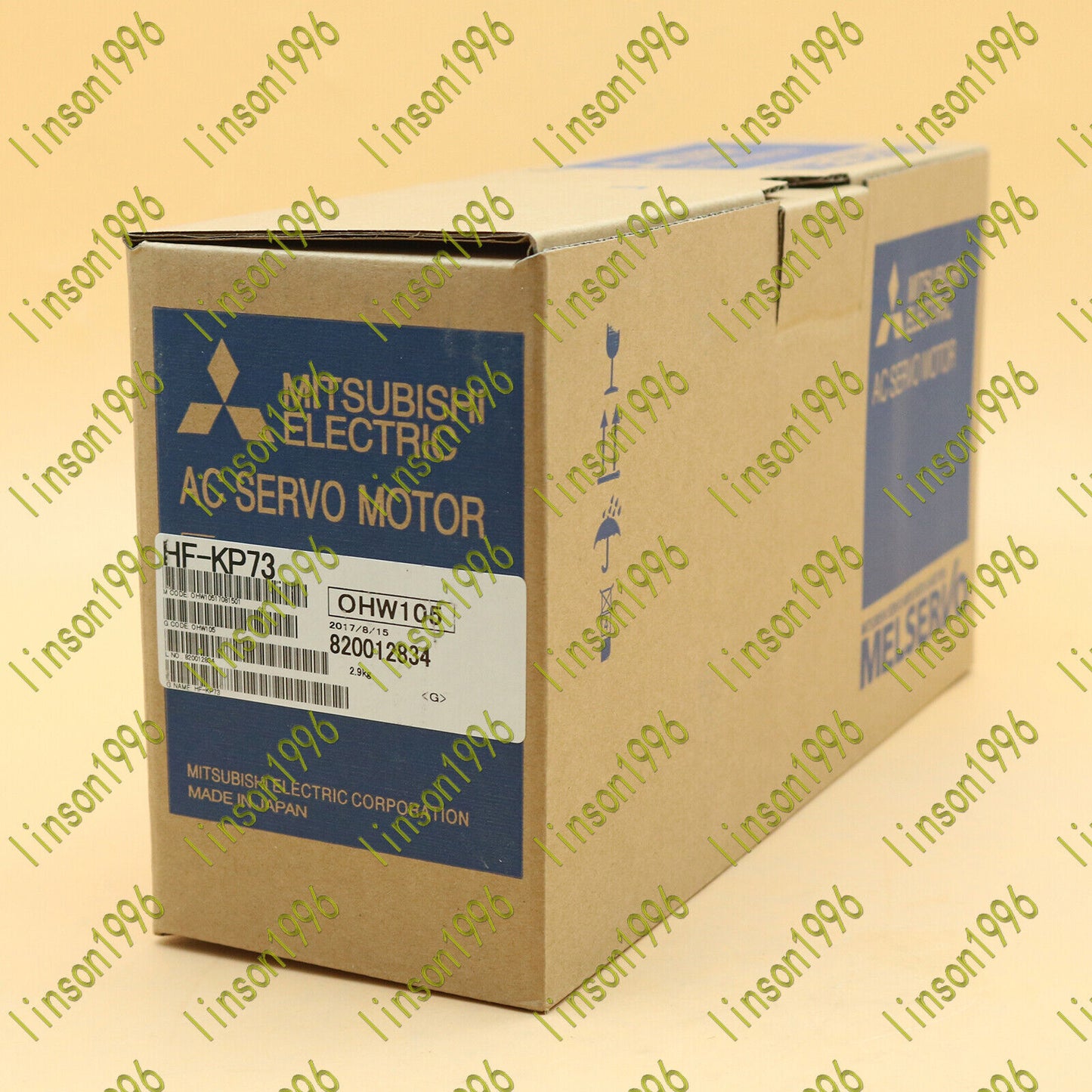 Mitsubishi HF-KP73 servo motor in box - MITSUBISHI