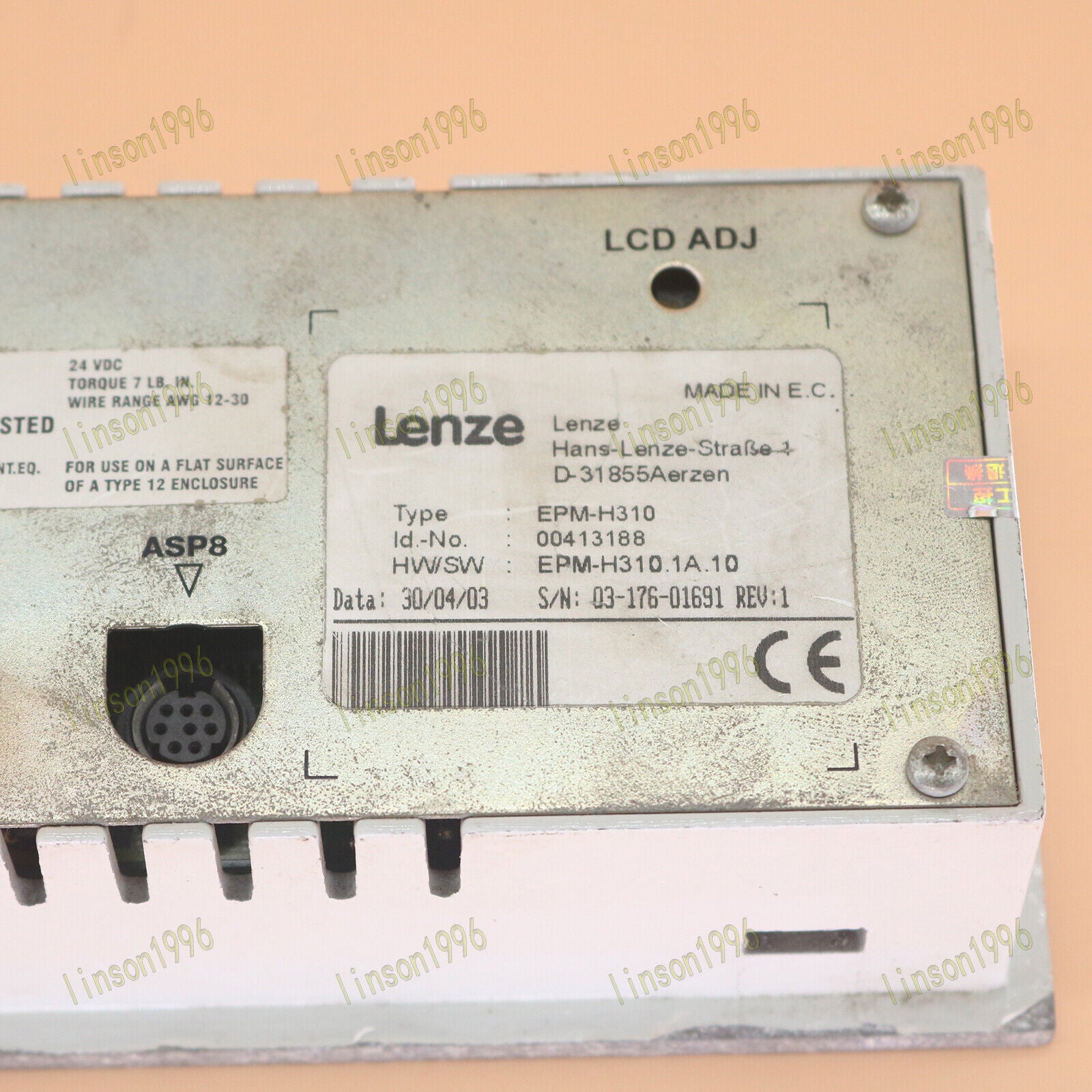 used  LENZE Text Display EPM-H310 Tested In Good koeed