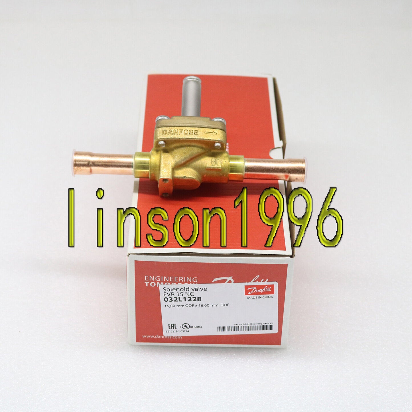 Danfoss Solenoid Valve EVR15 032L1228 IN BOX - DANFOSS