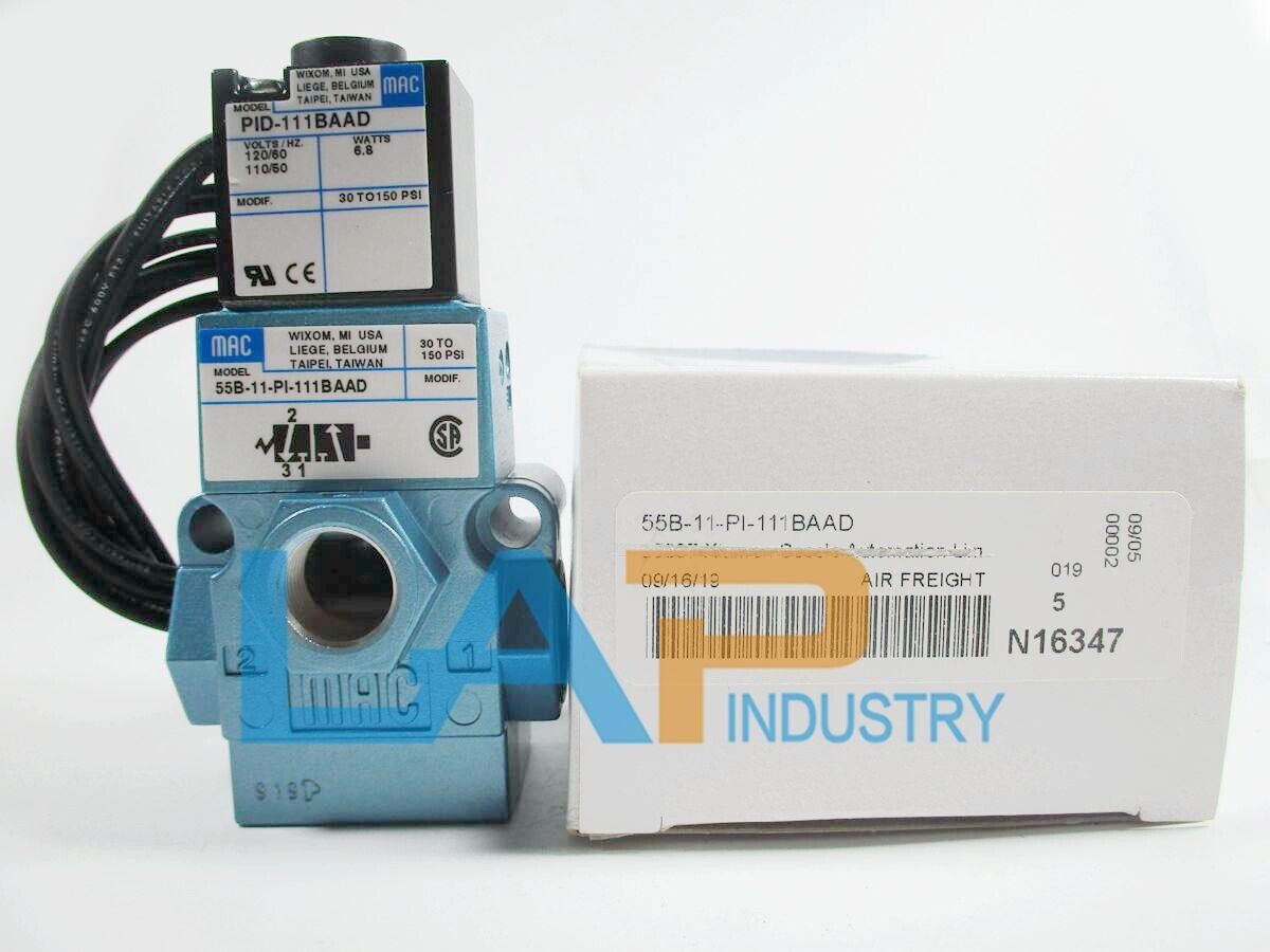 1PCS New Solenoid Valve 55B-11-PI-111BAAD for Industrial Use - BRAND NAME