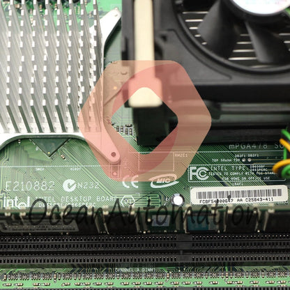1PCS Intel Motherboard D865GBF/D865PERC with Fan CPU Memory