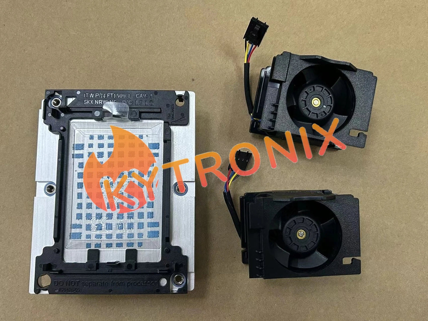 1pc Thinksystem SR530 radiator 01KP657, fan 01KP694