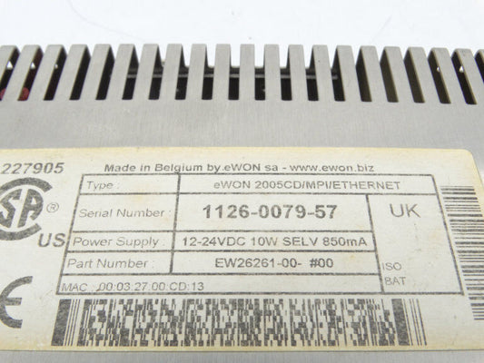 EWON ETHERNET SWITCH EW26261 HIGH-QUALITY ETHERNET SWITCH WITH 2x10/100/1000 MBIT/S PORTS AND 802.1Q QoS SUPPORT - EWON