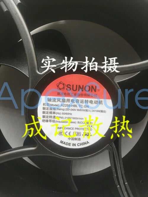 1pcs SUNON A2259-MBL TC.GN 25489 AC220V Silent Cooling Fan