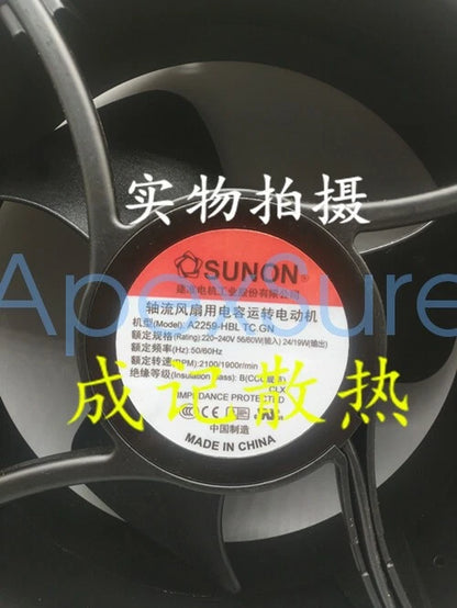 1pcs SUNON A2259-MBL TC.GN 25489 AC220V Silent Cooling Fan