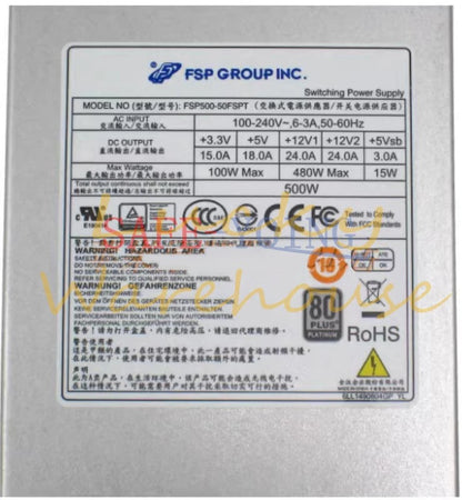 One FSP FSP500-50FSPT Power Supply Module 500W 90-240V
