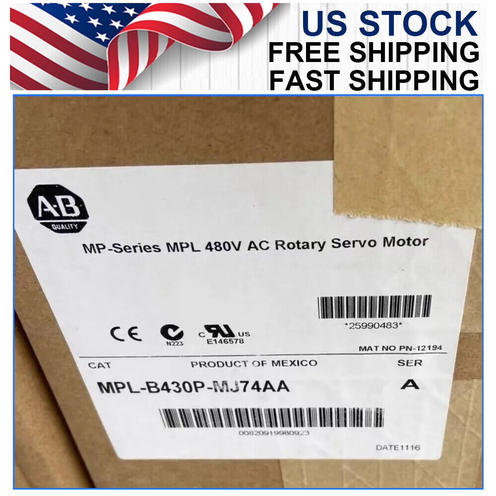 Allen Bradley MP-Series MPL 460V AC Servo Motor MPL-B430P-MJ74AA - ALLEN BRADLEY