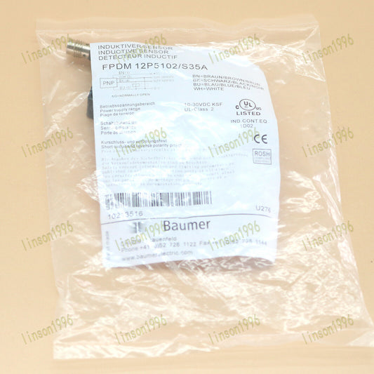 BAUMER FPDM 12P5102/S35A Photoelectric Sensors - BAUMER