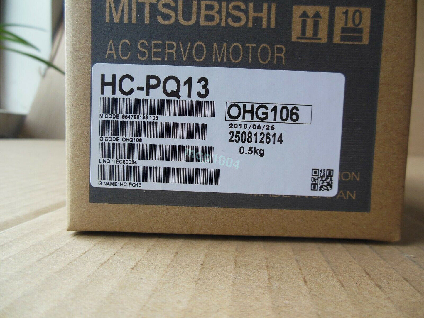 new 1PC MITSUBISHI HC-PQ13 AC SERVO MOTOR HCPQ13 ping - MITSUBISHI