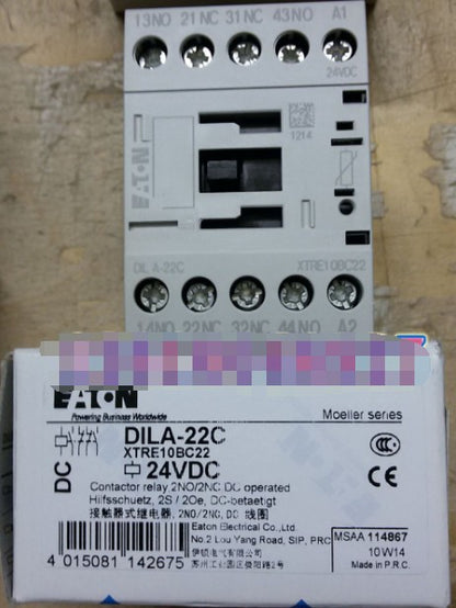 1PCS  Eaton Moeller DILA-22C XTRE10BC22 DC Contactor 24VDC
