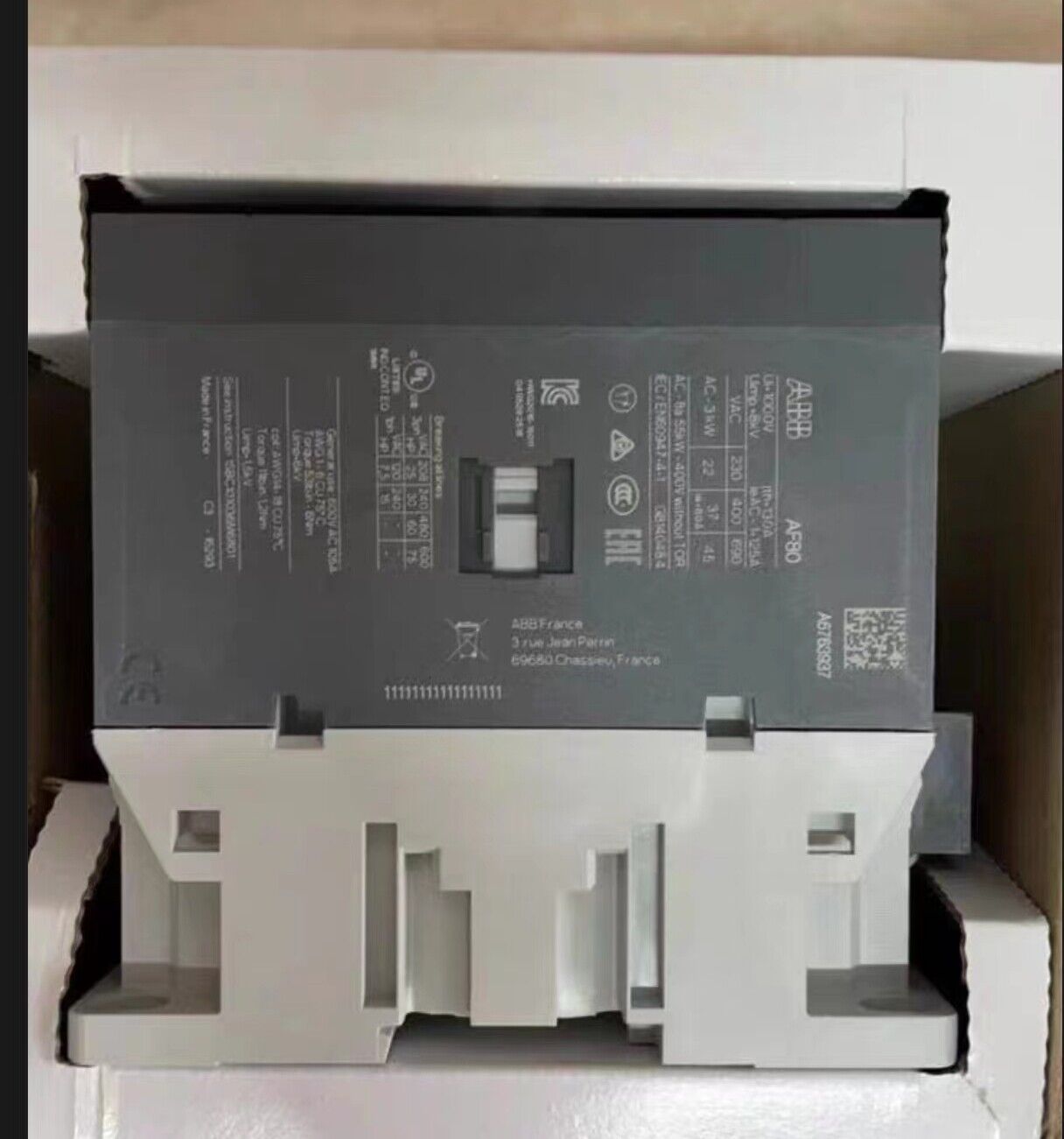 new 1pc ABB AF80-30-00-11 24-60V50/60Hz contactor 1SBL397001R1100 - ABB