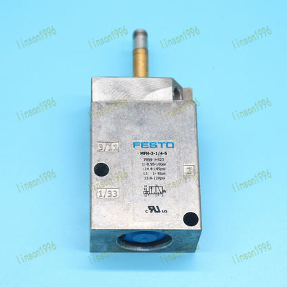 FESTO MFH-3-1/4-S Solenoid Valve, 1/4-Inch, In Stock - FESTO