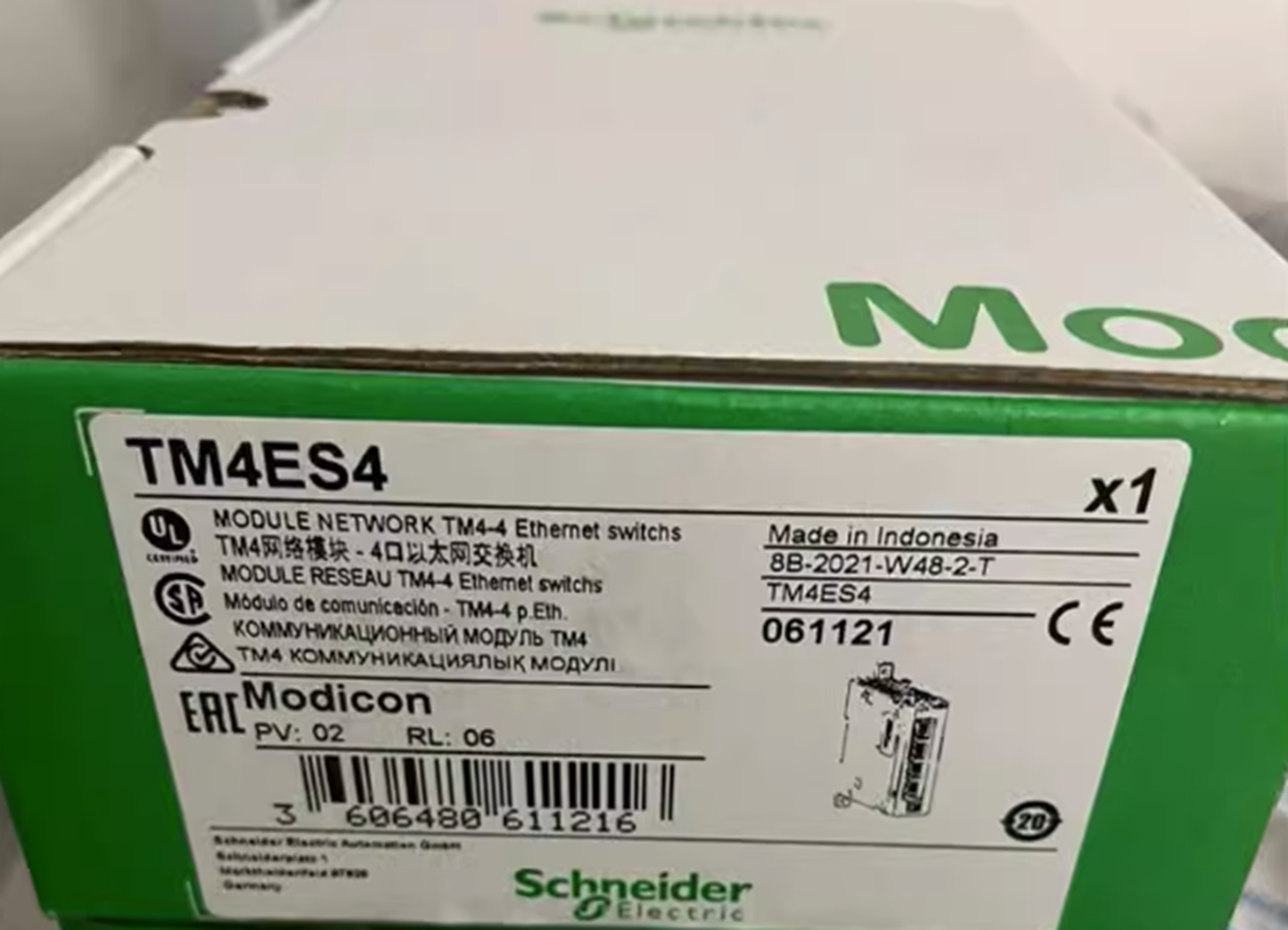 Schneider Electric TM4ES4 Factory Sealed PLC Communication Module - SCHNEIDER ELECTRIC