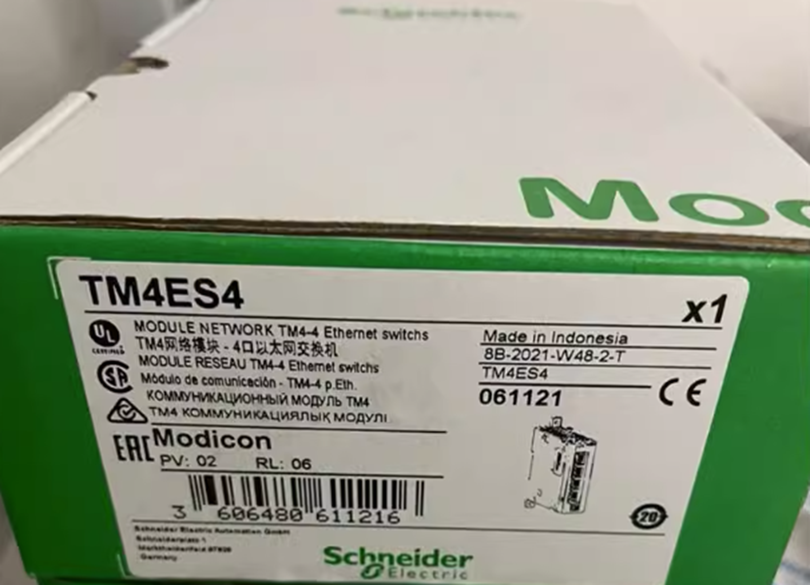 Schneider Electric TM4ES4 Factory Sealed PLC Communication Module - SCHNEIDER ELECTRIC