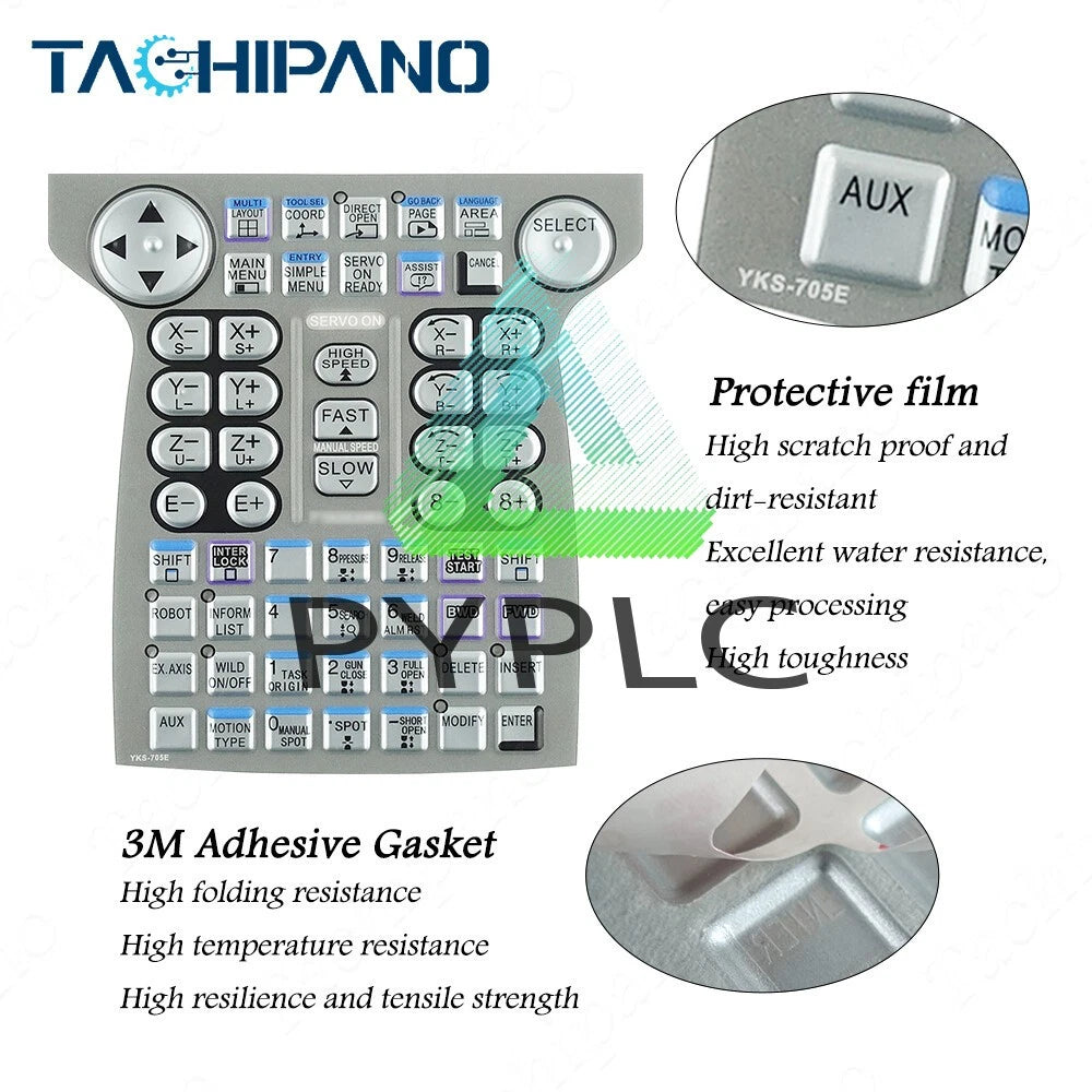 Plastic Case Cover for Yaskawa DX200 JZRCR-YPP21-1 Touch Screen + Overlay + LCD
