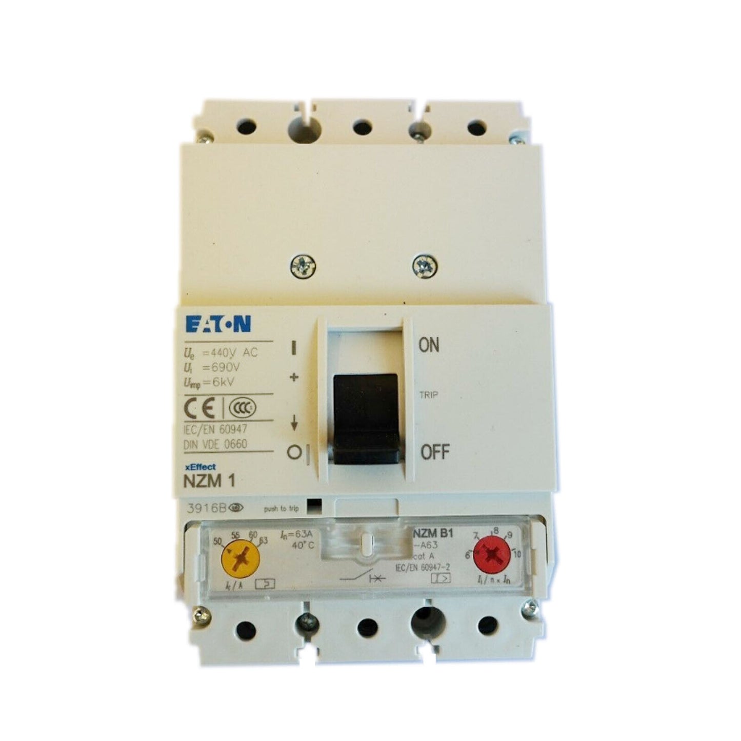 EATON MOELLER Molded Case Circuit Breaker NZMB1-A63 - EATON MOELLER
