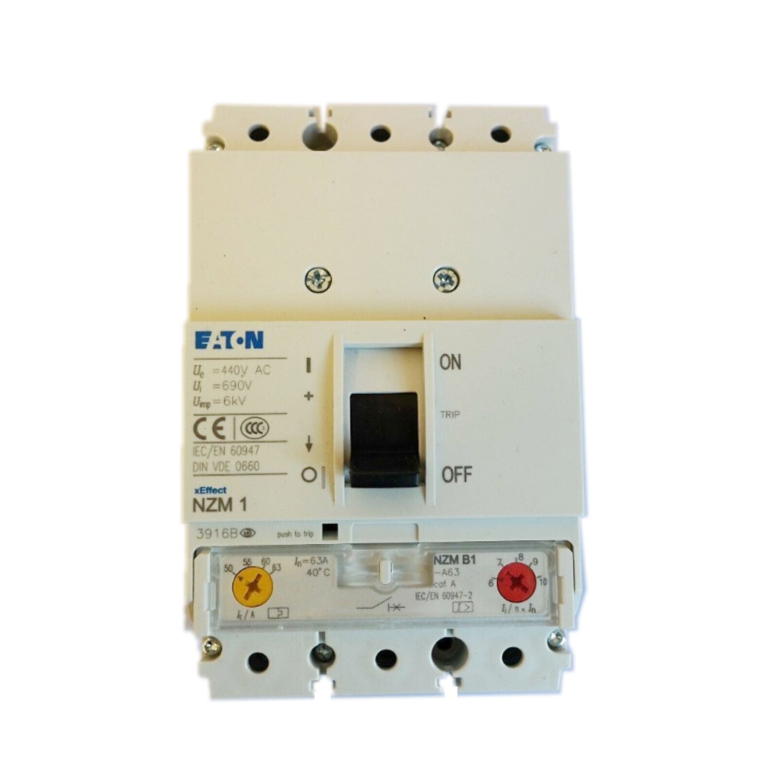EATON MOELLER Molded Case Circuit Breaker NZMB1-A63 - EATON MOELLER
