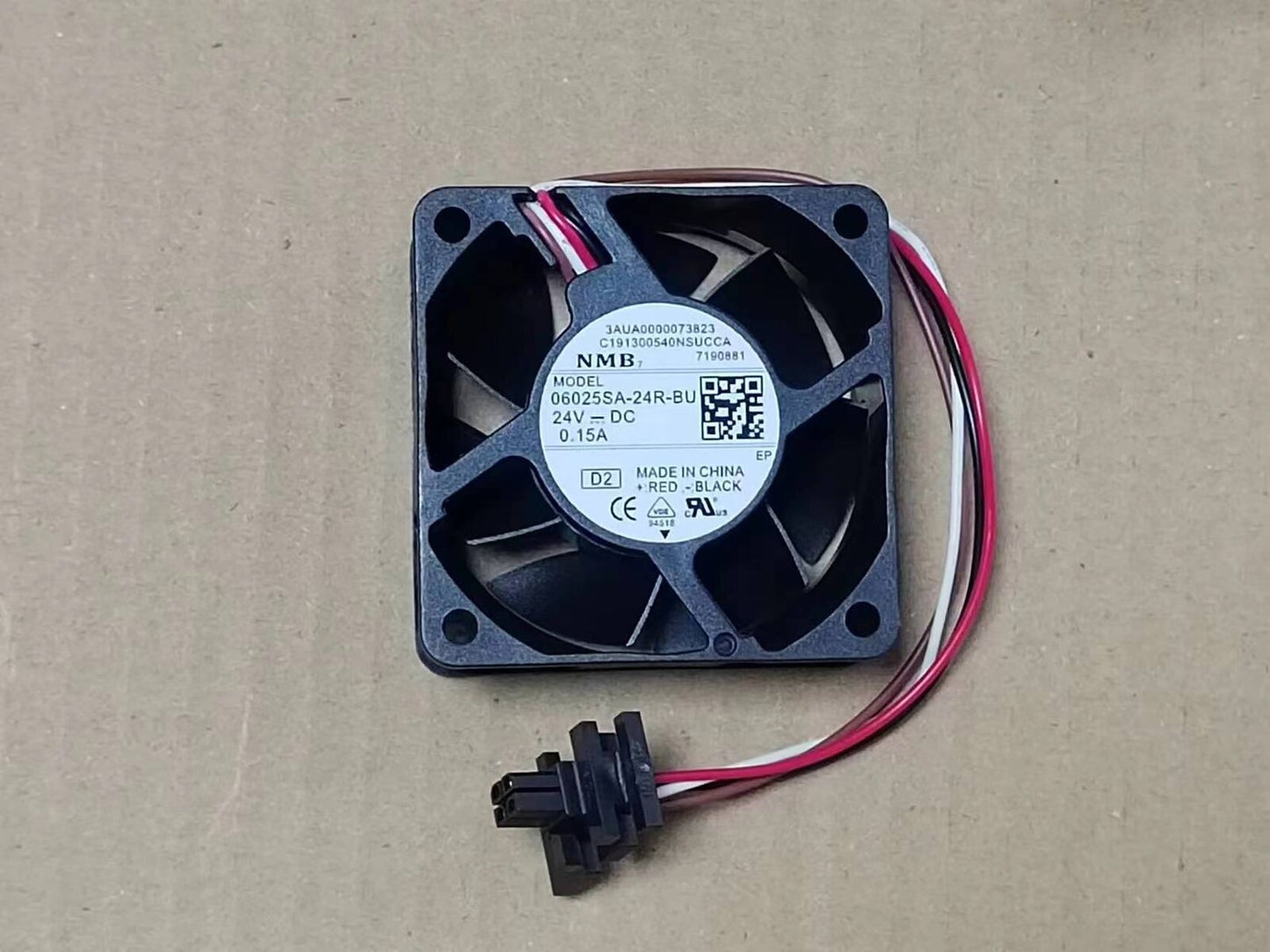 new ABB inverter ACS880 series cooling fan 06025SA-24R-BU 24VDC 0.15A